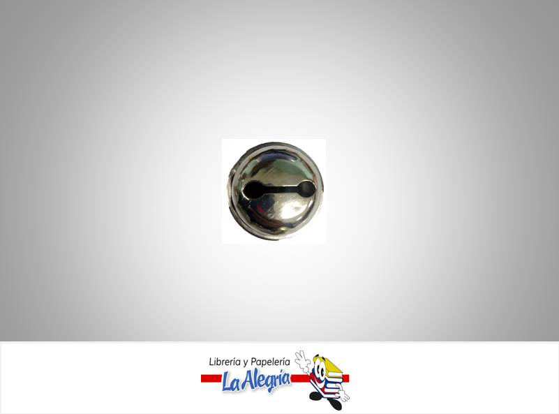 CASCABEL 26MM PLATEADO UND MARCA S/M   