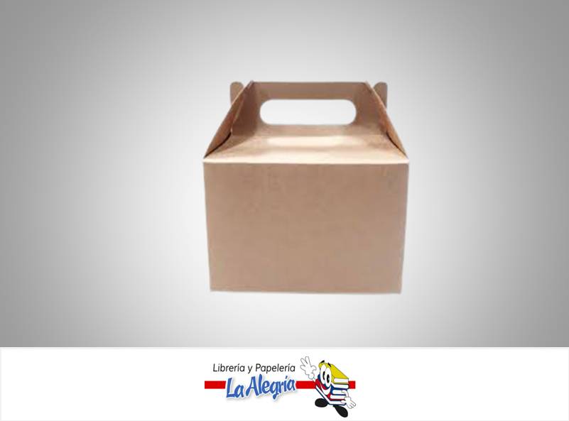 CAJA FELIZ8.5 CM KRAFT PAQ 4 UND MARCA BLINDAC   