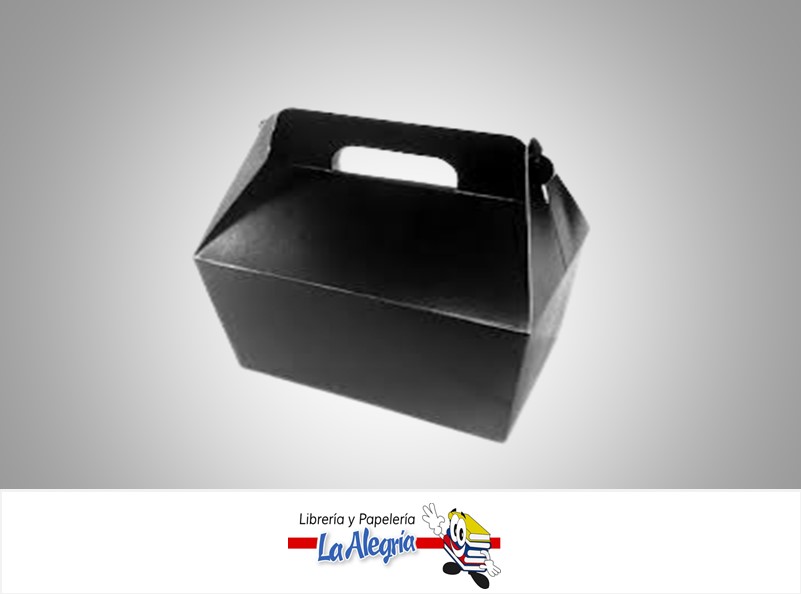 CAJA CARTON 8,5X5 CM RECTAN NEGRO UND MARCA PINTARETA   