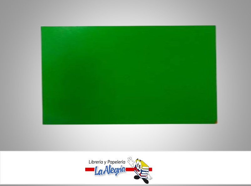 CARTULINA DOBLE FAZ 66X48CM VERDE NAVIDAD UND 273GR MARCA S/M