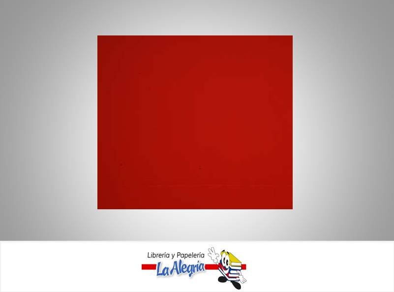 CARTULINA DOBLE FAZ 66X48 CM ROJO INTENSO 273GR MARCA S/M