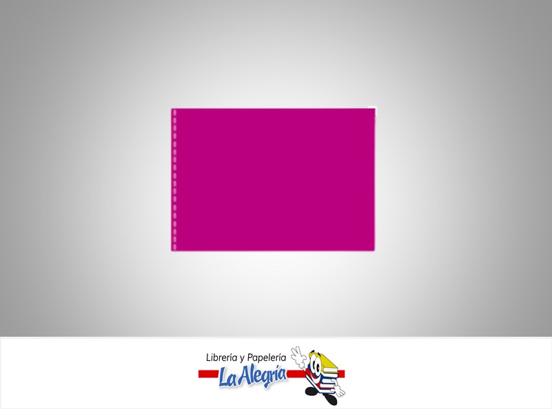 CARTULINA DOBLE FAZ 66X48CM MAGENTA 273GR UND MARCA S/M   