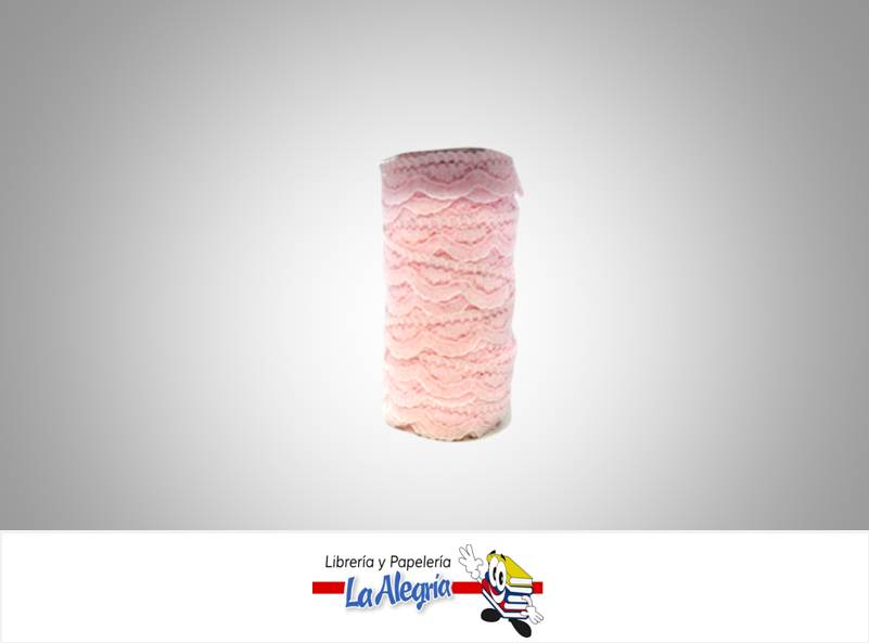 CINTA ENCAJE 10MM ROSA PASTEL XME MARCA S/M   