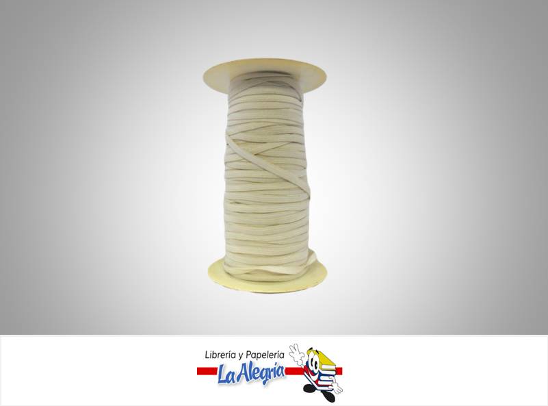 CINTA ELASTICA 7MM BLANCO XMETRO MARCA S/M   