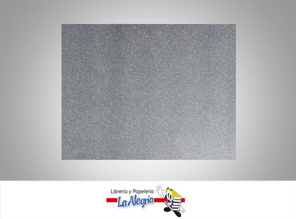 CARTULINA ESCARCHADA MICRO METALIZADA 50X70 CM NEGRO UND 350GR MARCA S/M