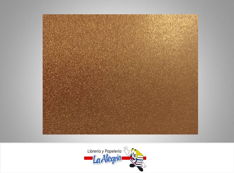 CARTULINA MICRO ESCARCHADA ESTAMPADA 50X70CM DORADO UND MARCA S/M
