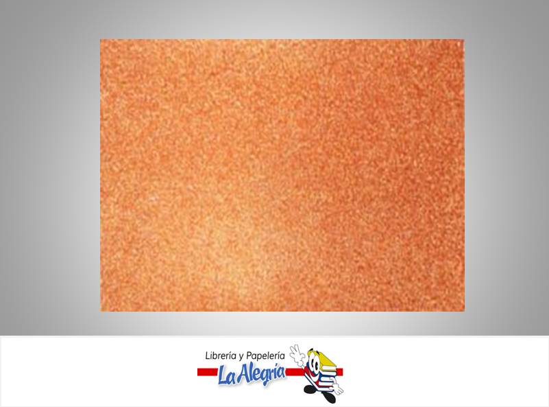 CARTULINA MICRO ESCARCHADA NARANJA UND MARCA S/M