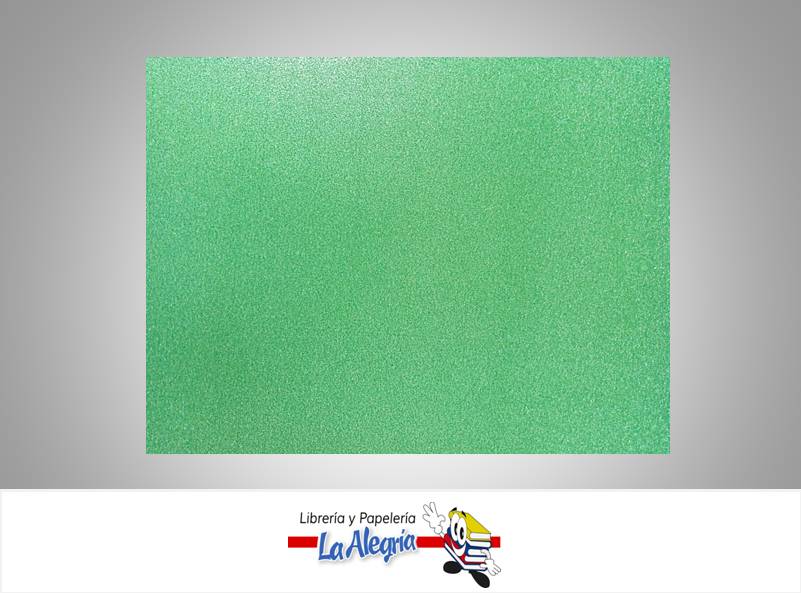 CARTULINA MICRO ESCARCHADA VERDE UND MARCA S/M