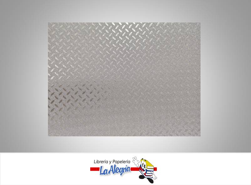 CARTULINA MICRO ESCARCHADA LAMINADO PLATA UND MARCA S/M