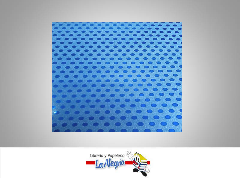 CARTULINA MICRO ESCARCHADA LUNAR MORA AZUL UND MARCA S/M