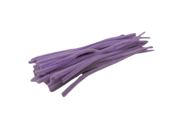 CHENIL UNICOLOR MORADO PASTEL UND MARCA S/M