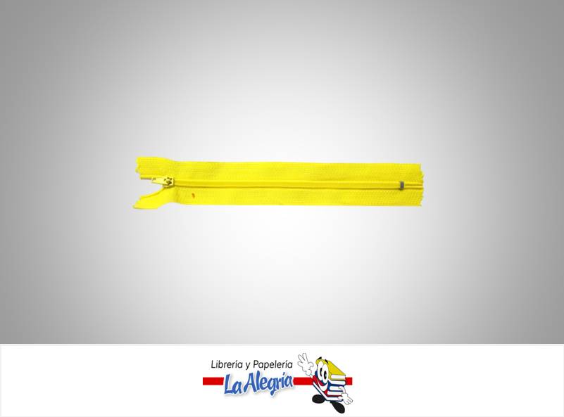 CIERRE PLASTICO 15 CM AMARILLO INT UND MARCA S/M   