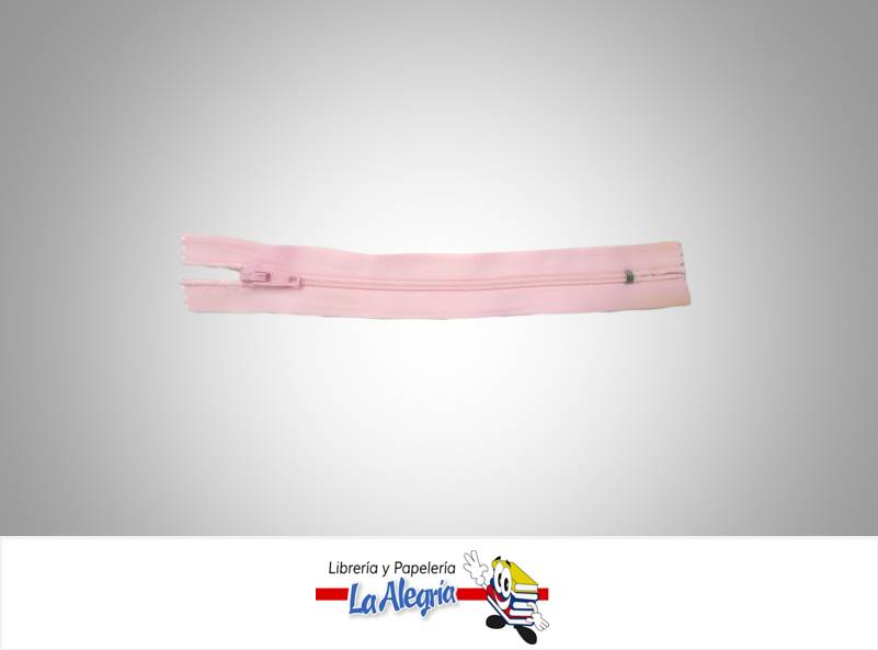 CIERREPLASTICO 15 CM ROSADO CLARO MARCA S/M   