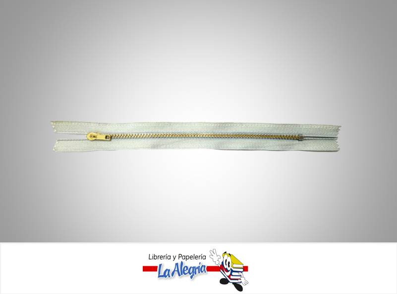 CIERRE METALICO 20CM BLANCO UND MARCA S/M   