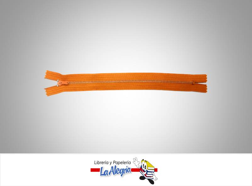 CIERRE METALICO 20CM NARANJA CLAR UND MARCA S/M   