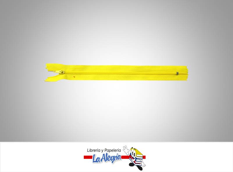 CIERRE PLASTICO 20CM AMARILLO INTEN UND MARCA S/M   
