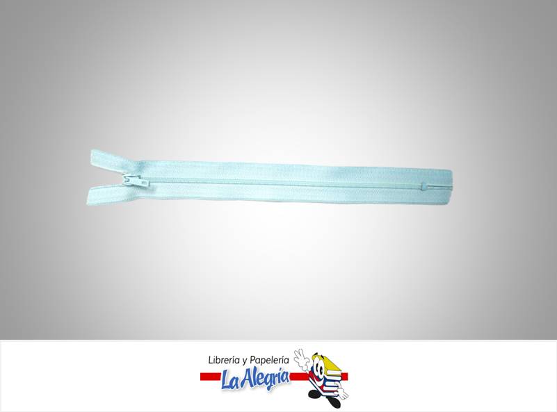 CIERREPLASTICO 20 CM AZUL CIELO UND MARCA S/M   