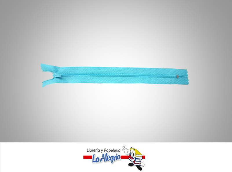 CIERREPLASTICO 20 CM AZUL CELESTE MARCA S/M   