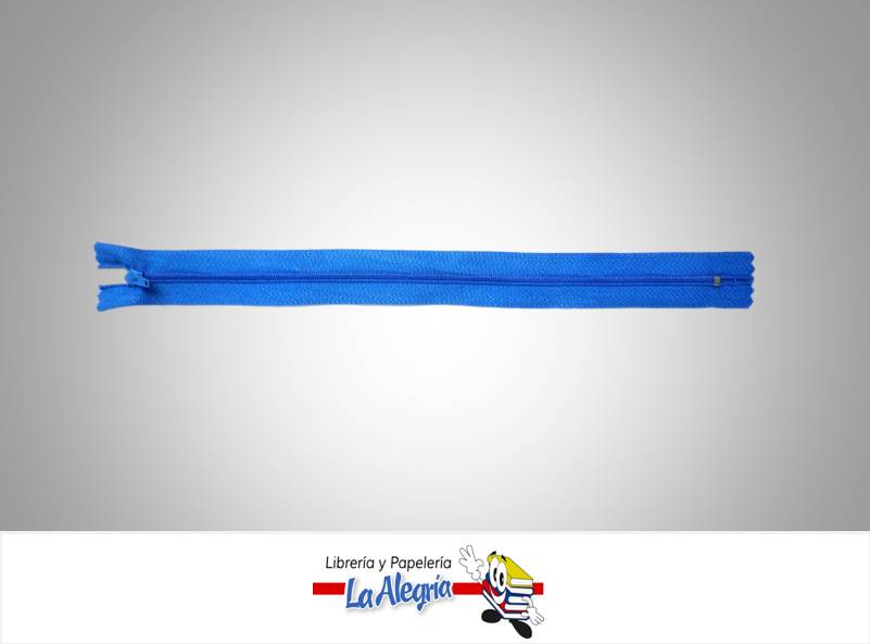 CIERREPLASTICO 30 CM AZUL REY UND MARCA S/M   