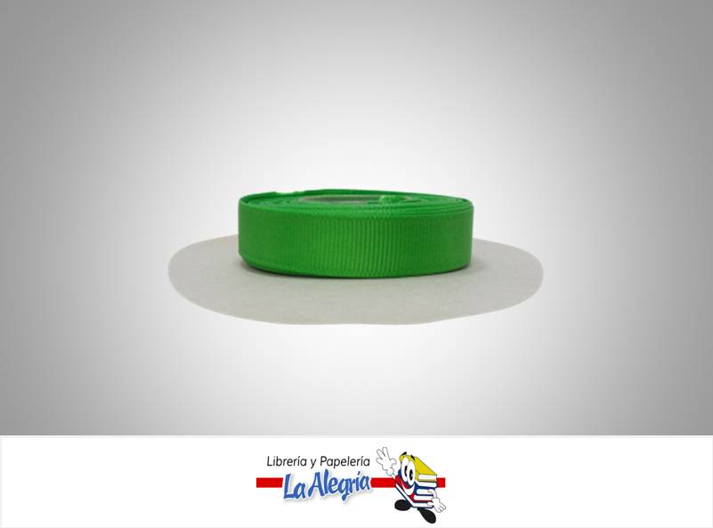 CINTA GORSS 12MM VERDE MANZANA XMETRO MARCA S/M   