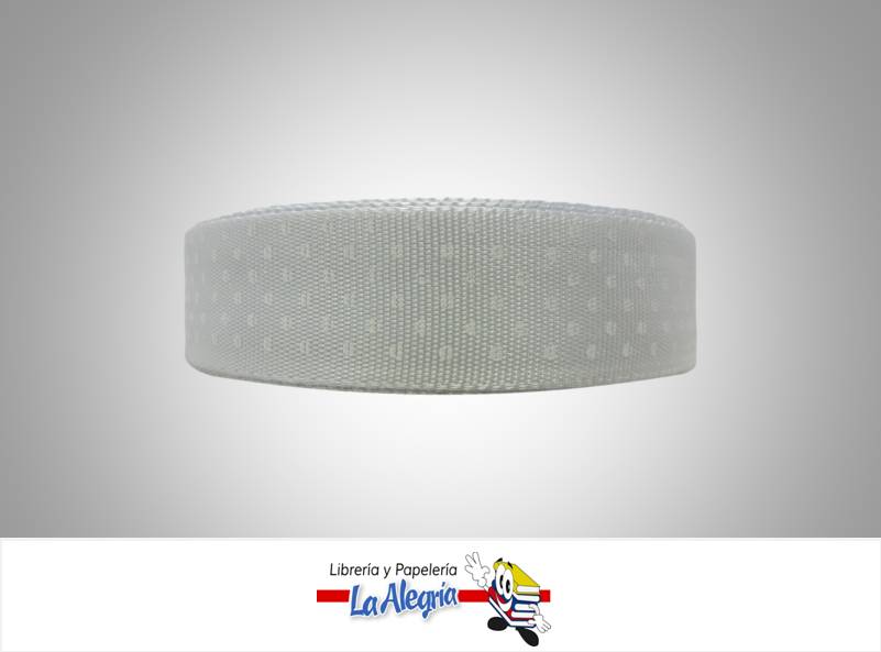 CINTA GROSS 25MM AZUL CI/BLANCO/PUNTO XM MARCA S/M   