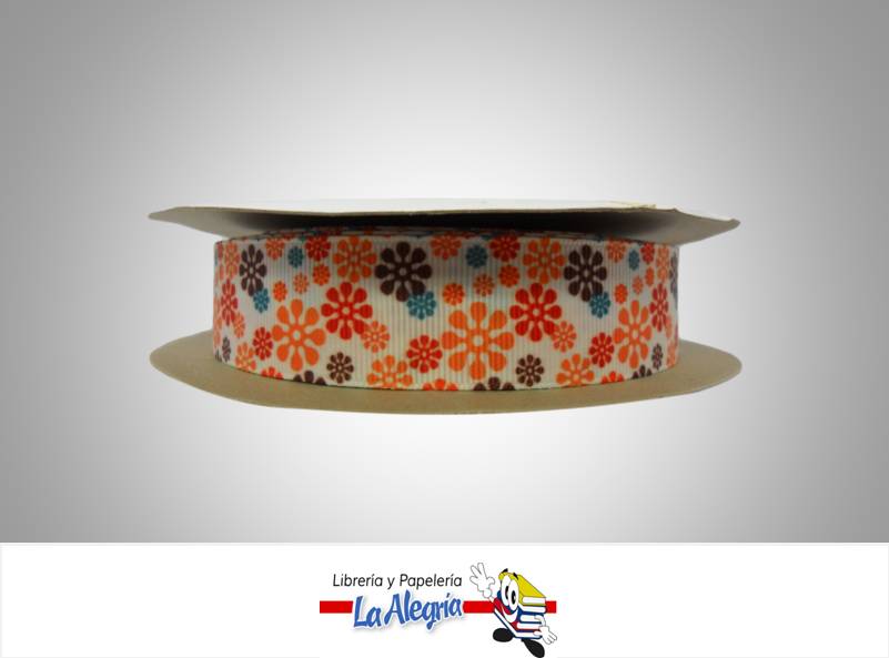 CINTA GROSS 25MM BLANCO/NAR-MARR/FLOR XM MARCA S/M   