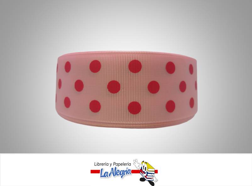 CINTA GROSS 38MM ROSADO/FUCSIA/PUNTO XMT MARCA S/M   