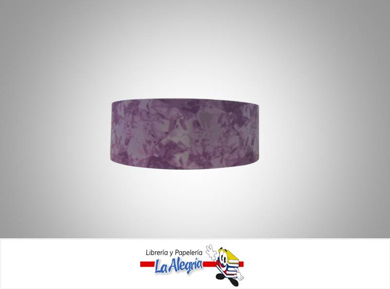 CINTA DECORATIVA ESTAMPADA 35MM LILA XM MARCA BOLIS   