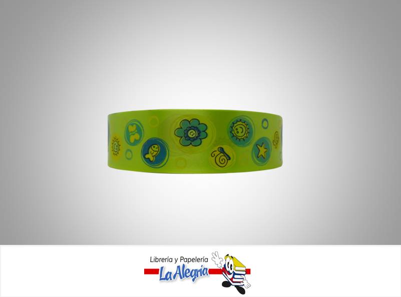 CINTA ESTAMPADA BABY 35MM VERDE/CIRCU XM MARCA BOLIS   