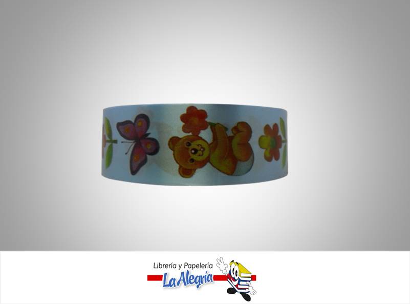 CINTA ESTAMPADA BABY AZUL CIELO/FLOR XM MARCA BOLIS   