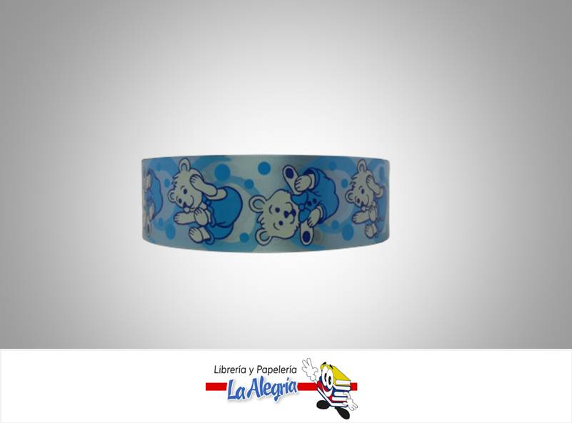 CINTA PASTELERA BABY 35MM AZUL CI/OSO XM MARCA BOLIS   