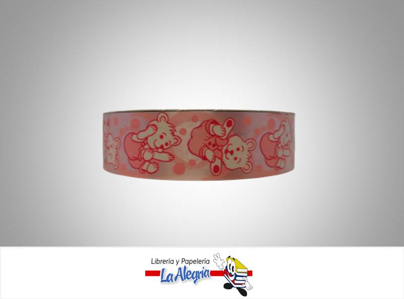 CINTA ESTAMPADO BABY ROSADO/OSO XM MARCA BOLIS   
