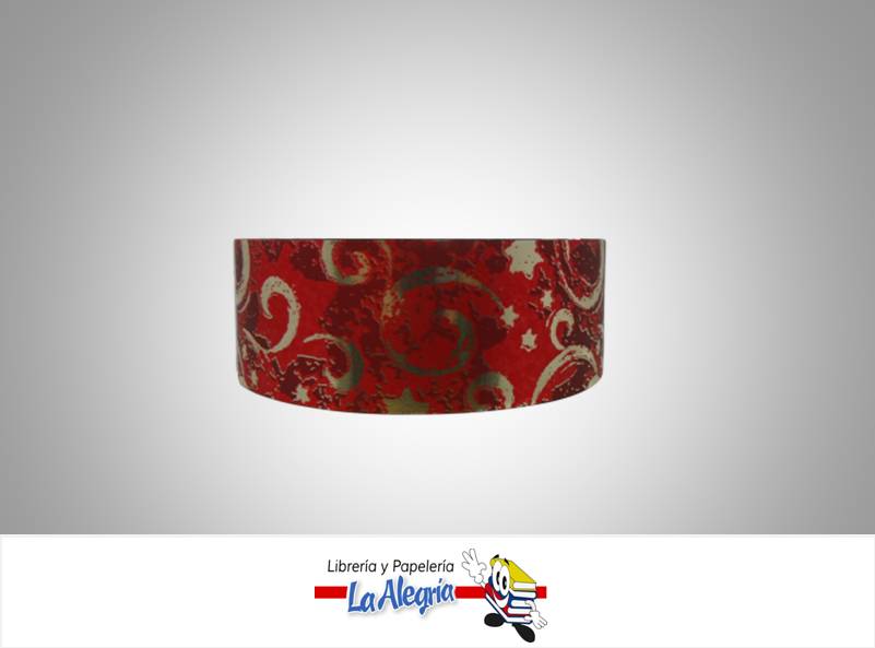 CINTA ESTAMPADA REFLEX 35MM ROJO XMT MARCA BOLIS   
