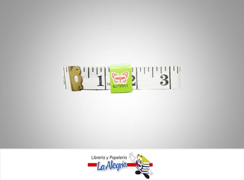 CINTA METRICA COSTURA 1,50MTRS BLANCO MARCA BUTTERFLY   