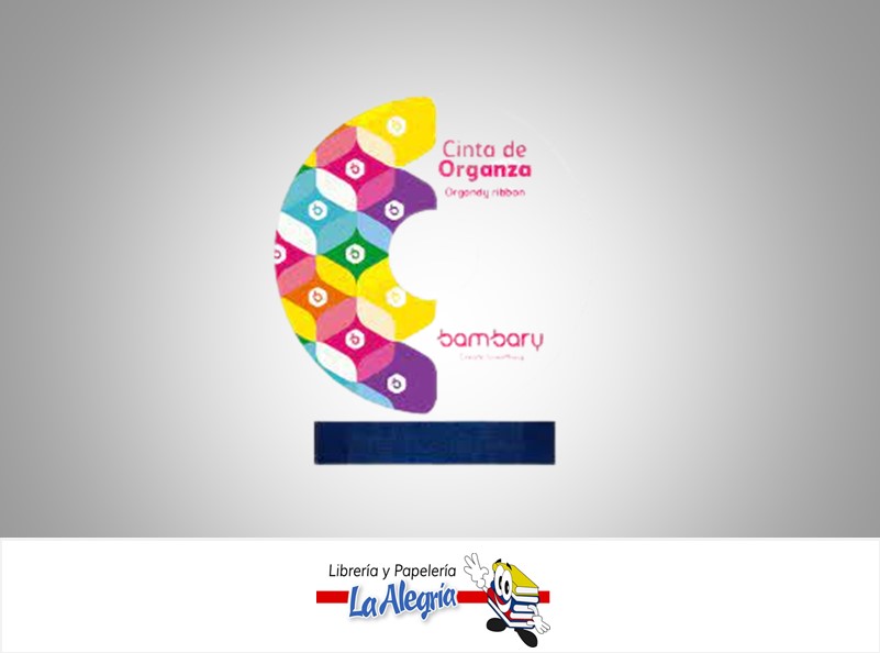 CINTA ORGANZA 15MM # 3 AZULMARINO X MT MARCA BAMBARY   