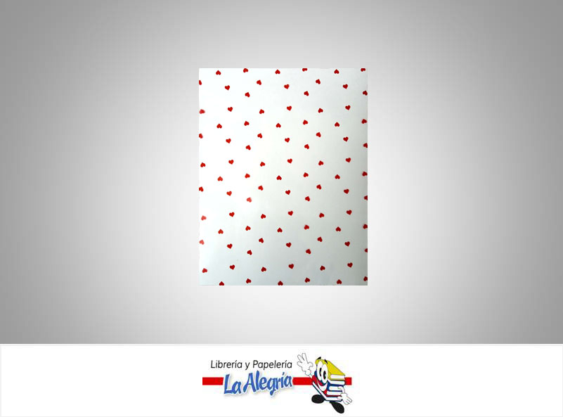 PAPEL CELOFAN PEQ ROJO X METRO MARCA S/M   