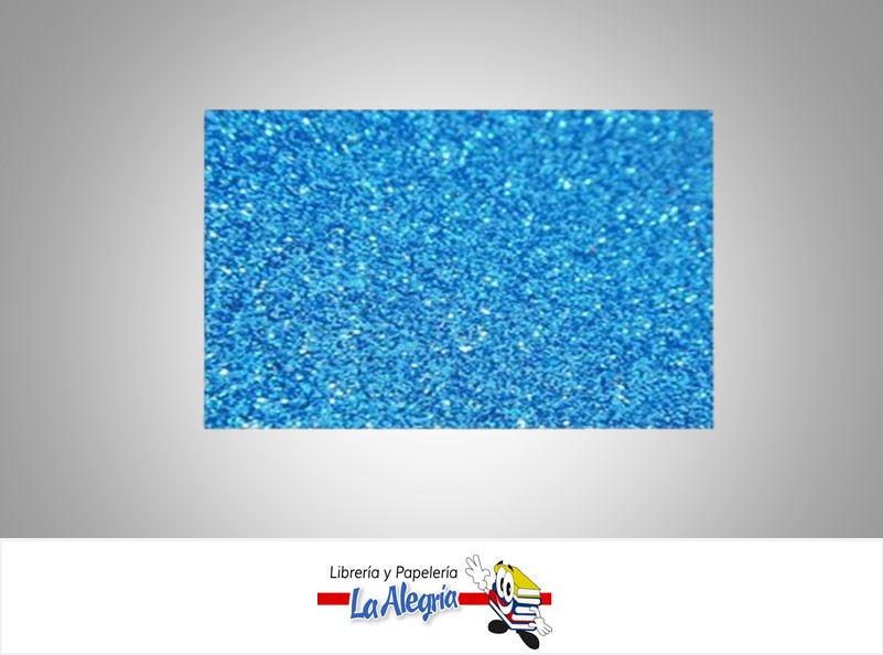 CARTULINA MICRO CRISTAL 50X70CM AZUL TURQUESA MARCA S/M