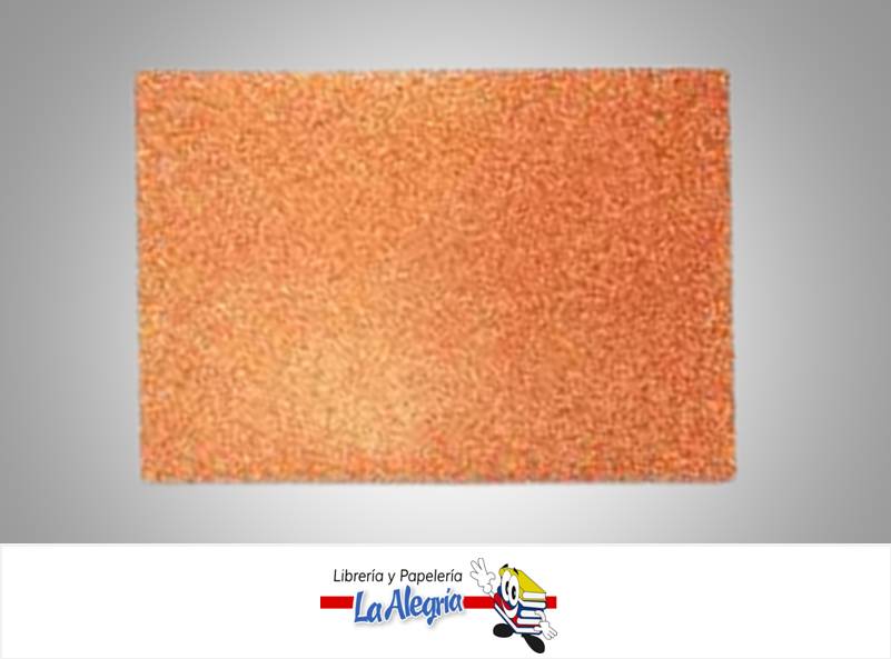 CARTULINA MICRO CRISTAL 50X70CM NARANJA MARCA S/M