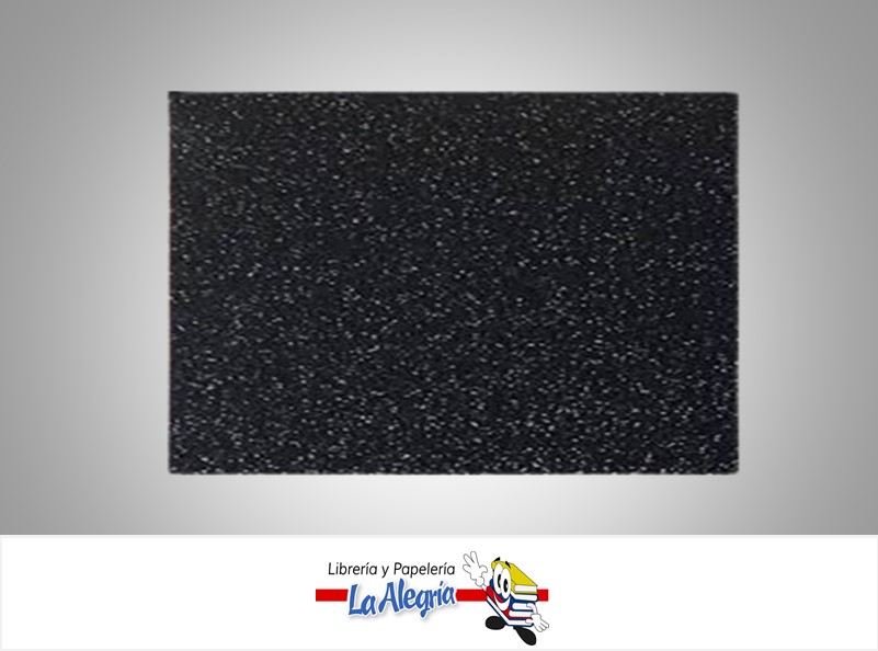 CARTULINA MICRO CRISTAL 50X70CM NEGRO MARCA S/M
