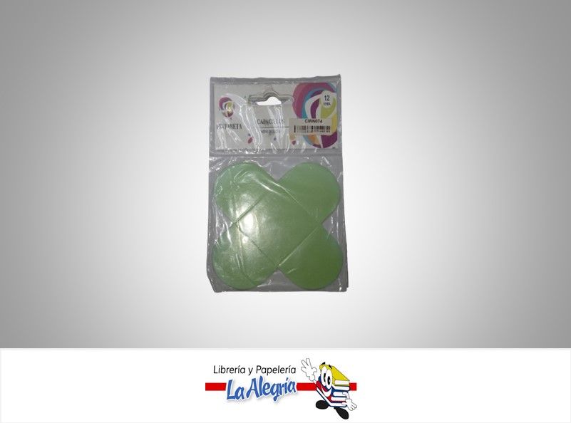 CAPACILLO MINI 4X4 CM 12 PZ VERDE MENTA MARCA PINTARETA   