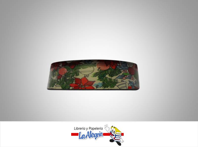 CINTA NAVIDAD 30MM BLANCO/NAVIDAD MARCA BOLIS   