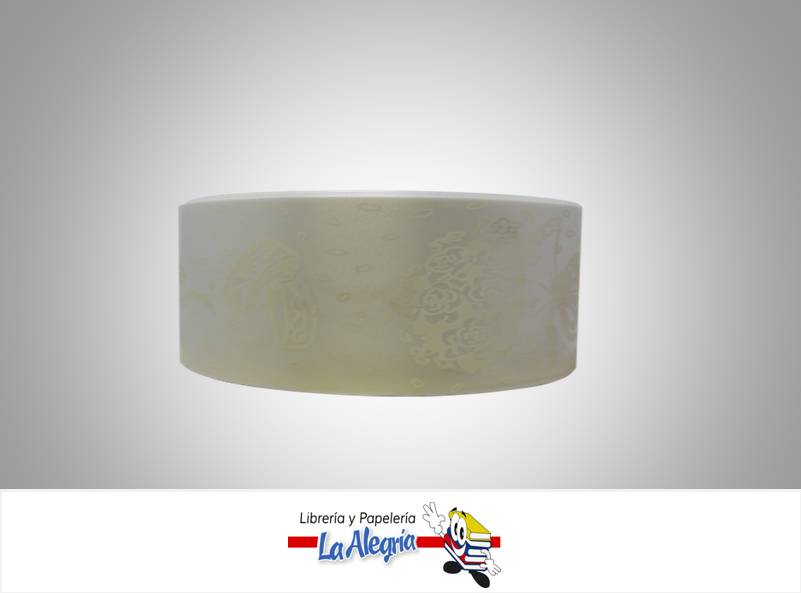 CINTA DECORATIVA 50MM BLANCO X METRO MARCA BOLIS