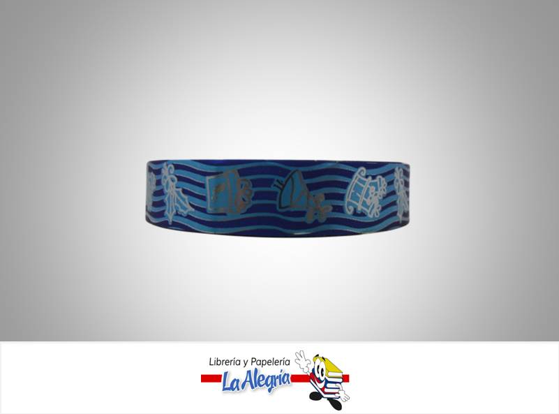 CINTA NAVIDAD 18MM AZUL REY XMETRO MARCA BOLIS   