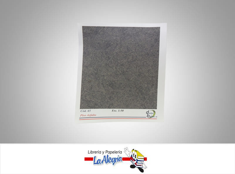 TEXTURA P/MAQUET PIS ASFALTO ESC 1:50 UN MARCA DISEÑOS EN BLANCO   
