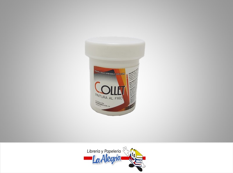PINTURA AL FRIO 65GR BLANCO MARCA COLLET   