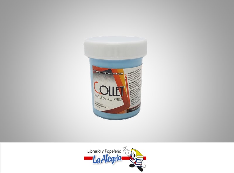 PINTURA AL FRIO 65GR AZUL CIELO MARCA COLLET   