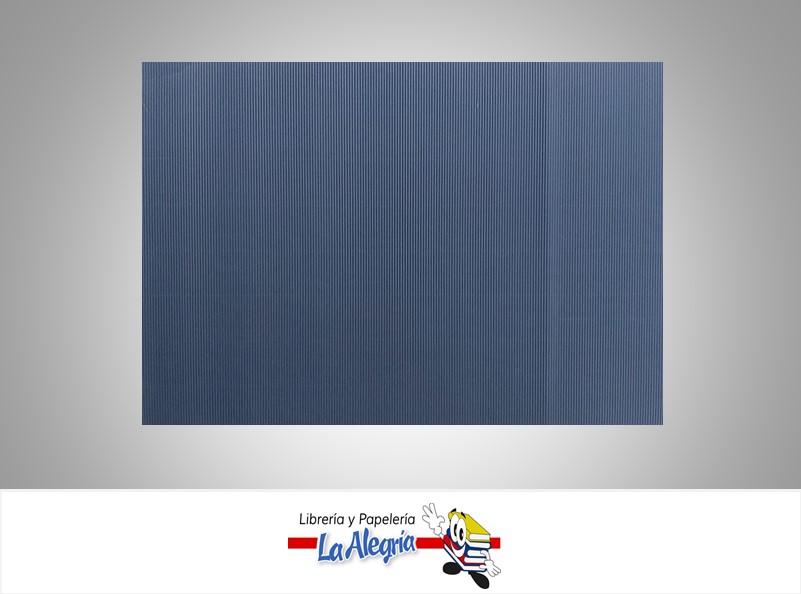 CARTON CORRUGADO 50X70 CM AZUL OSCURO UN MARCA S/M   