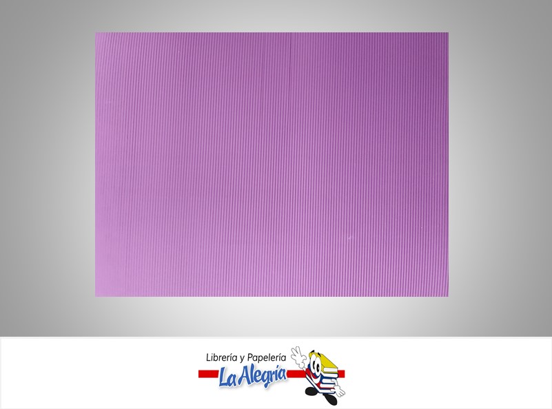 CARTON CORRUGADO 50X70 CM MORADO UND MARCA S/M   
