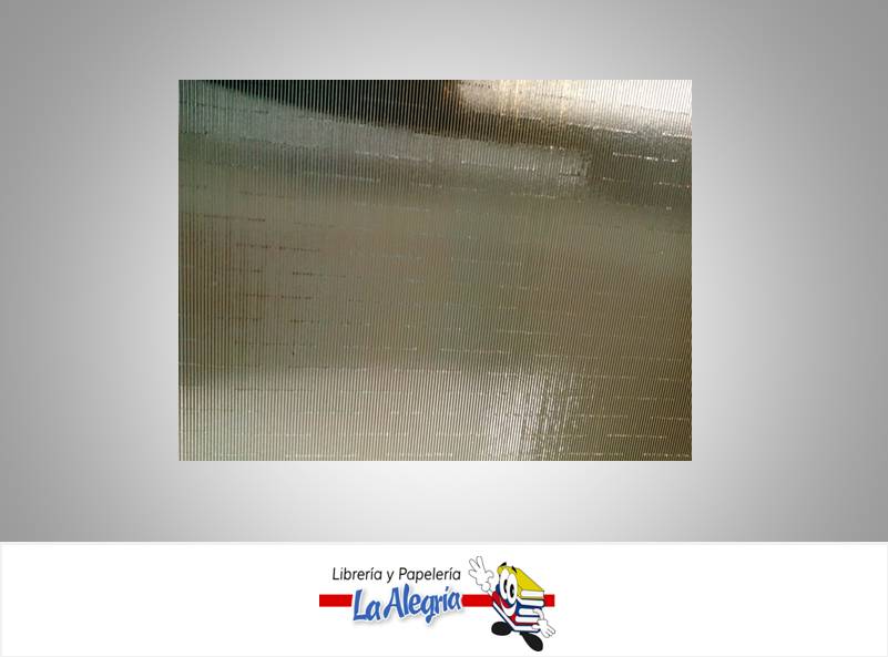 CARTON CORRUGADO METALICO 50X70 CM DORADO UND MARCA S/M