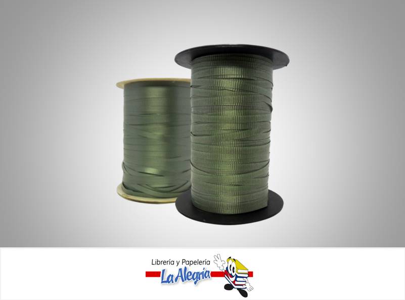 CINTA PASTELERA 5MM VERDE MILITAR XMETRO MARCA S/M   